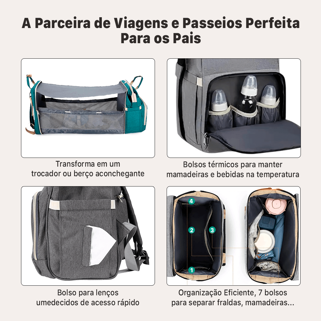 Bolsa Mochila Babysmart