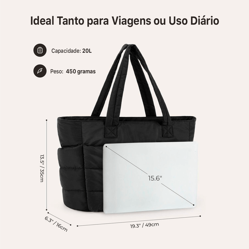Bolsa Tote Omni 20L com Compartimento para Laptop de 15,6"